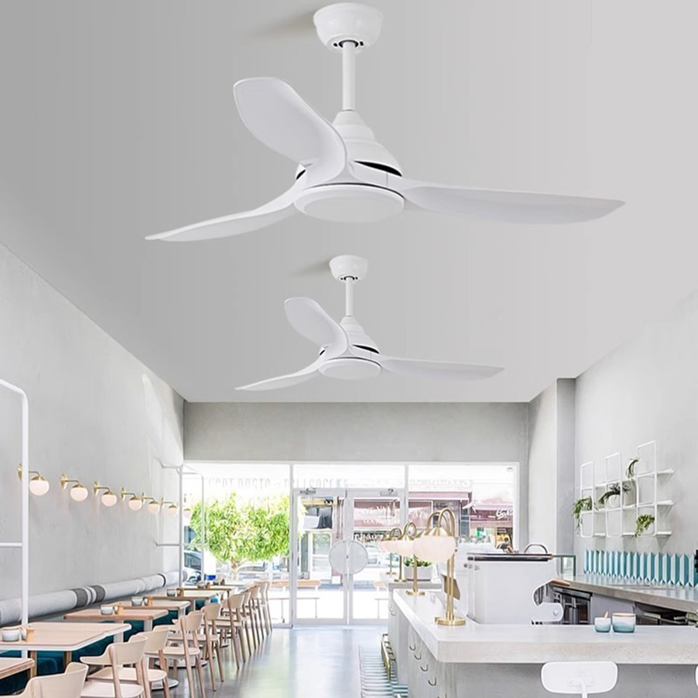 Manufacturer 56-Inch Retro Industrial Ceiling Fan Commercial Frequency Conversion Non-Light Electric Fan Dining Living Room Use Home
