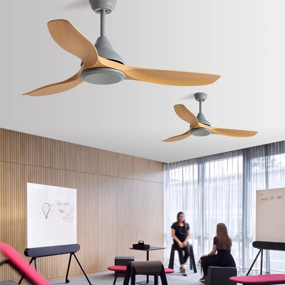 Manufacturer 56-Inch Retro Industrial Ceiling Fan Commercial Frequency Conversion Non-Light Electric Fan Dining Living Room Use Home
