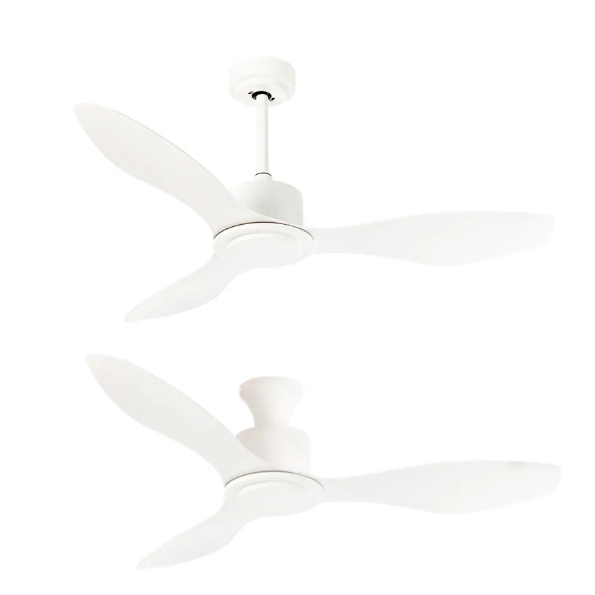 wholesale  factory Model 630 Modern Design 48 Inch Ceiling Fan with White ABS Blade