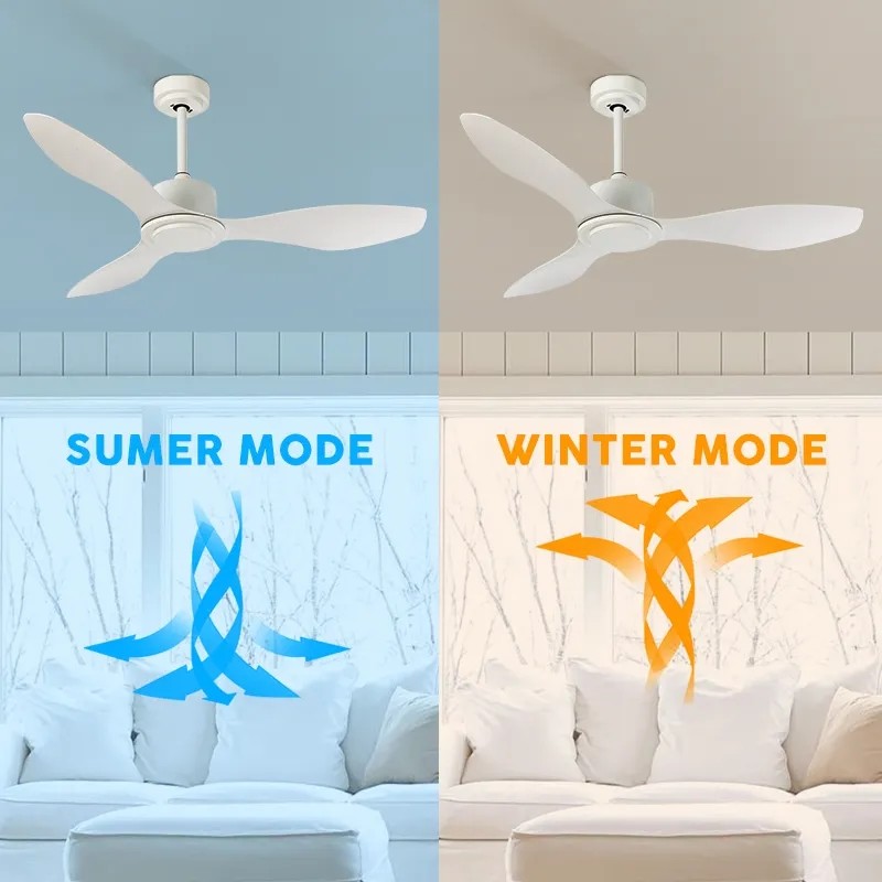Wholesale factory Domestic ABS Fan 3 Blades 42 Inches Remote Control Frequency Conversion Ceiling Fan