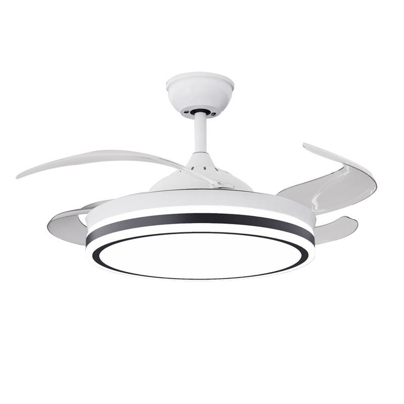 Manufacturer 42-Inch Modern Simple LED Fan Lamp with for Bluetooth Frequency Conversion 110V-220V Wide Pressure for Living Room