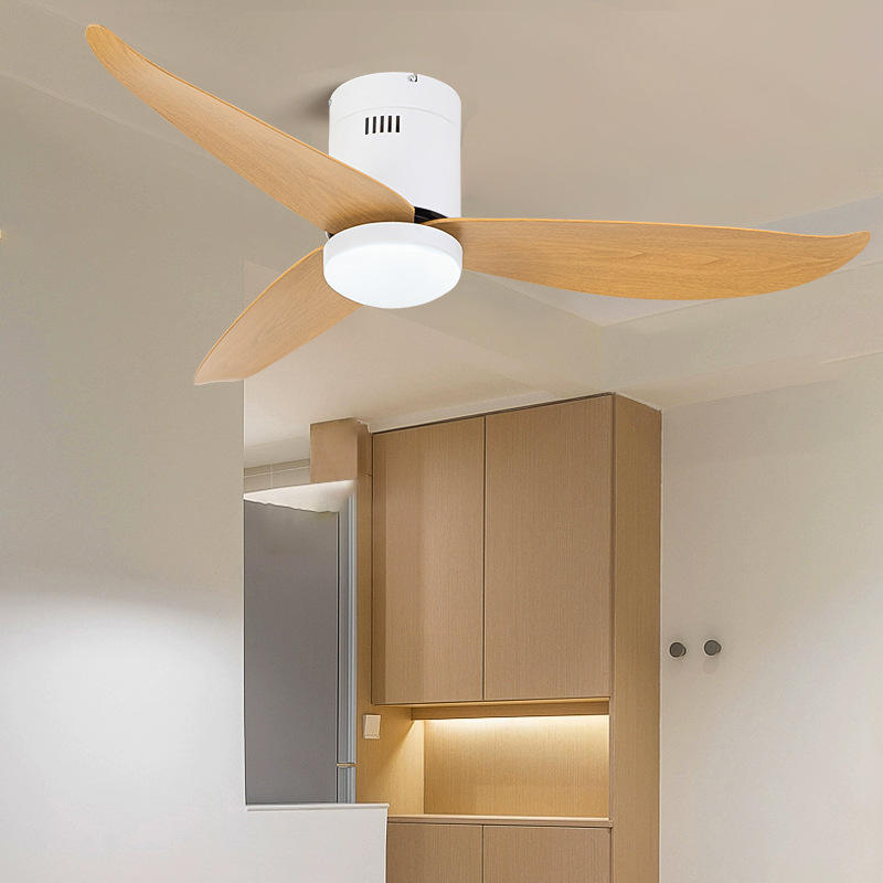 Wholesale factory Quiet 56-Inch Ceiling Fan with Powerful Airflow ABS 3 Blades DC Motor Remote Control 110V-240V for Household and Hotel
