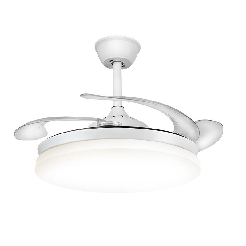 Manufacturer Bedroom 42 Inch Indoor Decorative Fandelier Remote Control Smart Bldc Modern Led Ceiling Fan with Light