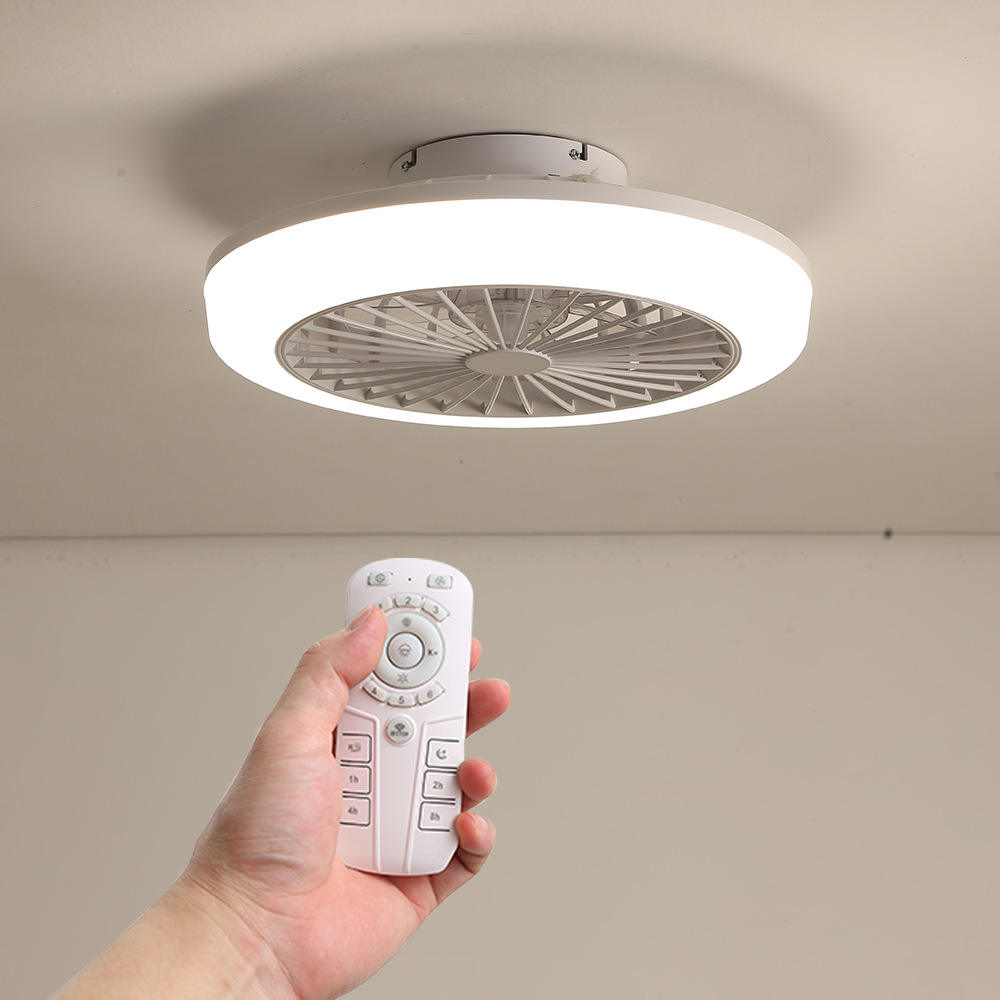 Factory Led Ceiling Fan 2022 New Trending Smart Remote Control 23 Inch Bedroom Ceiling Fan Light