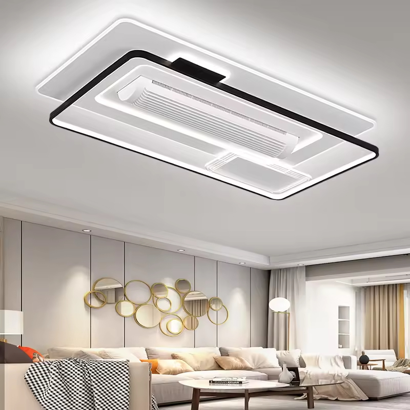 Manufacturer High Quality Decorative Indoor Ceiling Fan Modern HFBH Ceiling Fan With Light and Remote Control
