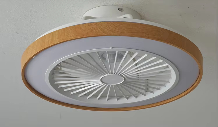 Wholesale factory 2025 Summer Hot Sale Ceiling Fan Light for Bedroom Tiny House 50CM Ceiling Fan with Light 72W Including Remote APP Control