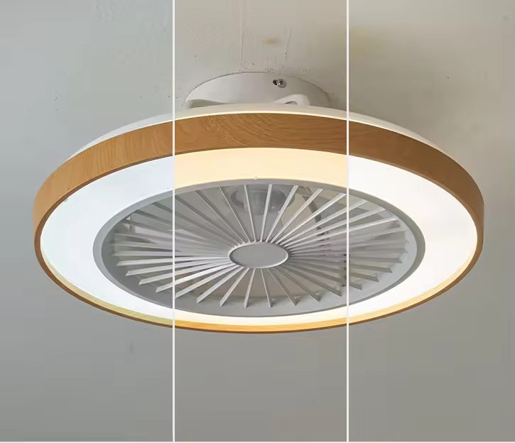 Wholesale factory 2025 Summer Hot Sale Ceiling Fan Light for Bedroom Tiny House 50CM Ceiling Fan with Light 72W Including Remote APP Control