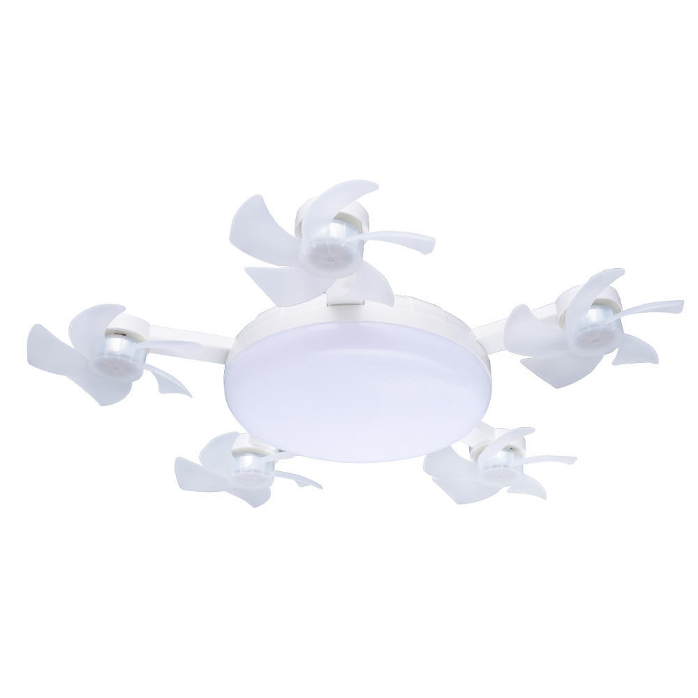Wholesale   4 Heads Fan LED Light Drone-Shaped Remote Control Indoor Bedroom AC 85-265V Ceiling Fan Lamp