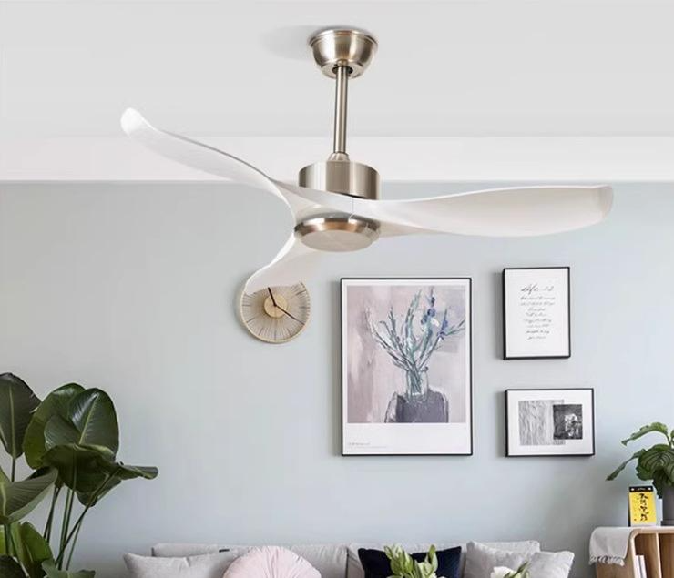Factory 3 Blade LED Light Ceiling Fan with Remote Control Waterproof Outdoor Design for Hotels Budget-Friendly