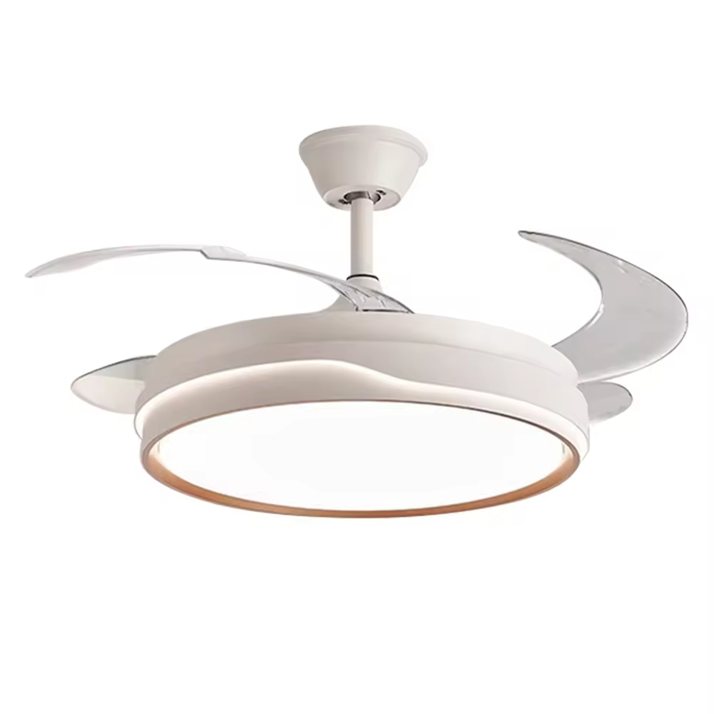 wholesale  Multifunctional Iron+ABS+Acrylic Environment-friendly 18W Ceiling Fan Light