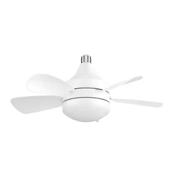 Dimmable Lamp E27 Socket LED Bulb 5 Blade Fan Light Led Bulb With Fan