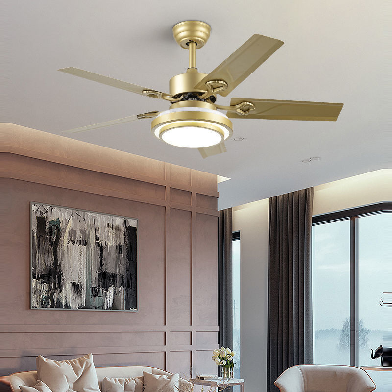 Sitting Room Ceiling Fan With Light Modern Decorative Ceiling Fan With Led Lights