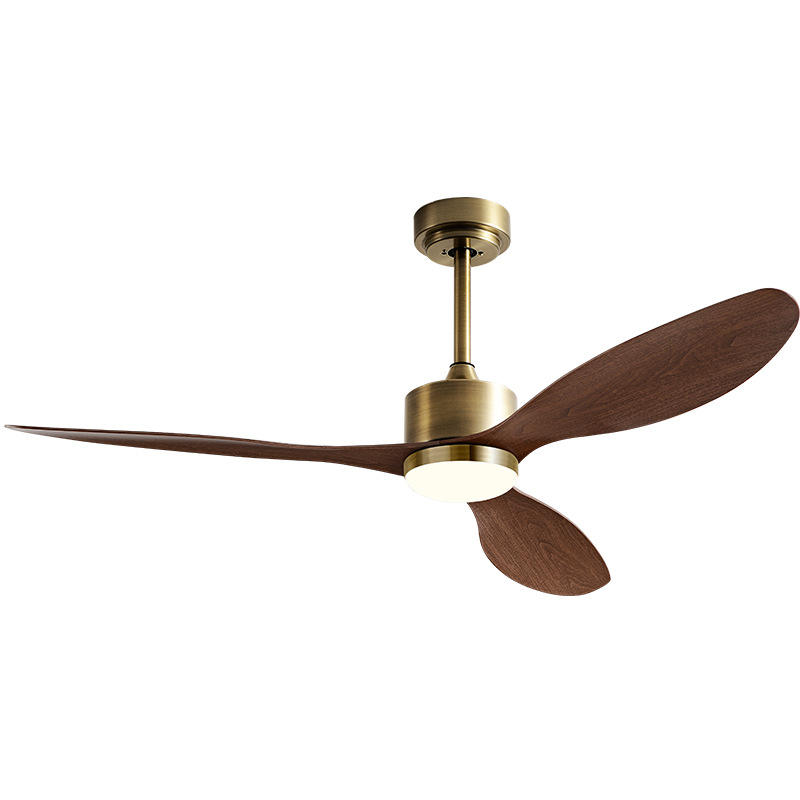 Led Ceiling Fan Simple Rose Gold Design Fancy Plastic Ceiling Fan with Remote Control
