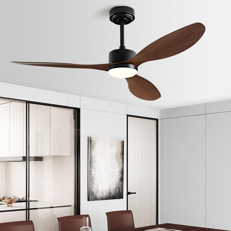 Led Ceiling Fan Simple Rose Gold Design Fancy Plastic Ceiling Fan with Remote Control
