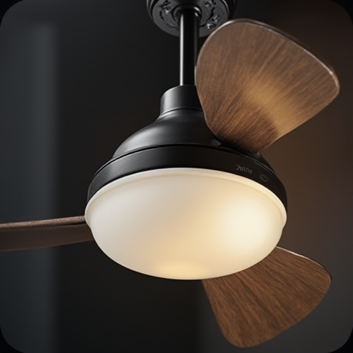Factory Solid Wood HCA105 Ceiling Fan Light 22 Inch Silent Fan Pendant Light 4100K CCT