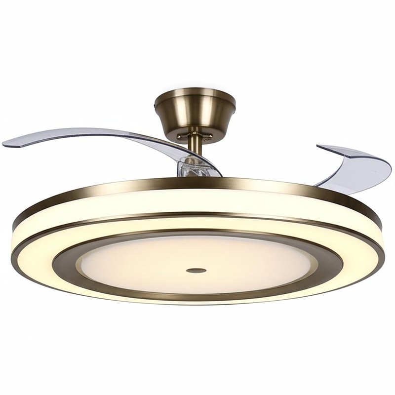 Adjustable Brightness Modern LED Ceiling Fans Contemporary Fans With LED Lighting Suitable For Residential And Commercial