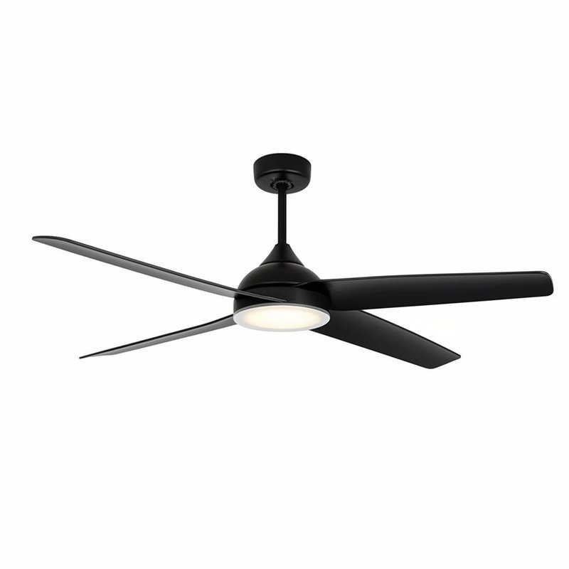 Reversible Blades Modern LED Ceiling Fans Offering 3 Speeds Remote Control and Energy LED Lighting for Large Commercial Areas