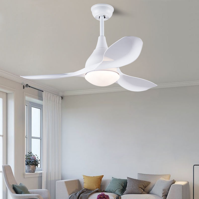ABS Fan 42/52 Inch Modern Design Ceiling Fan With Lamp Remote Control 3 Blades Ceiling Fan Lights Ventilador De Techo