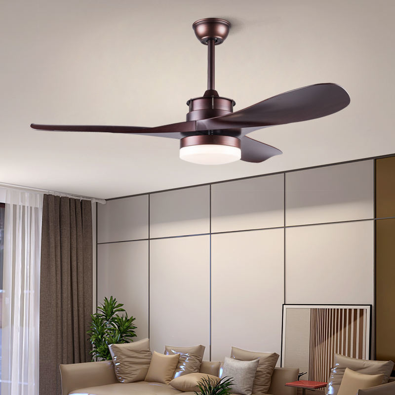 ABS Fan 46 Inch Modern Design Ceiling Fan With Lamp Remote Control 3 Blades Ceiling Fan Lights Ventilador De Techo Con Luz