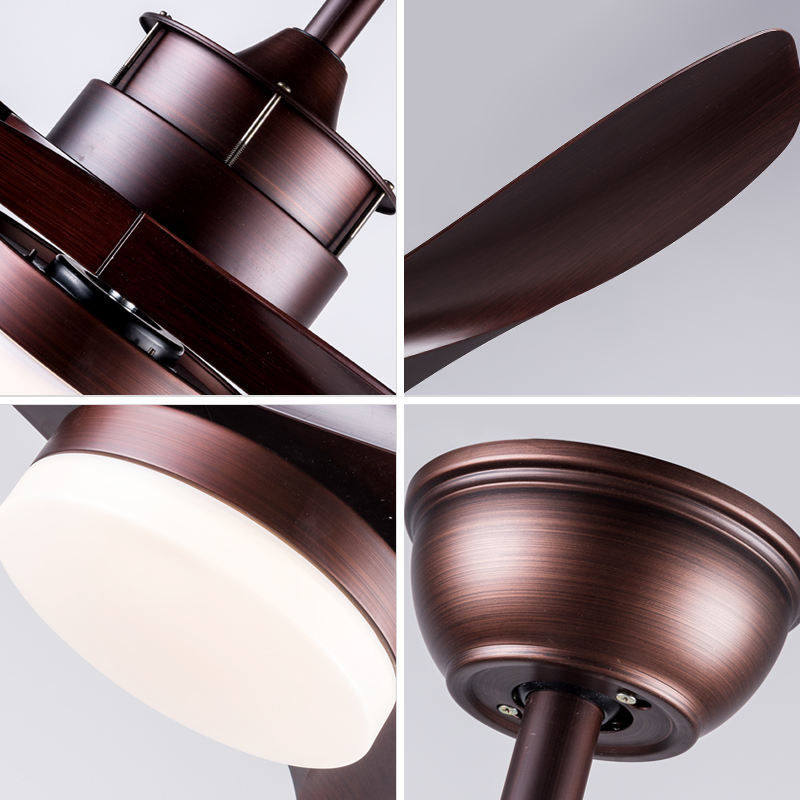 ABS Fan 46 Inch Modern Design Ceiling Fan With Lamp Remote Control 3 Blades Ceiling Fan Lights Ventilador De Techo Con Luz