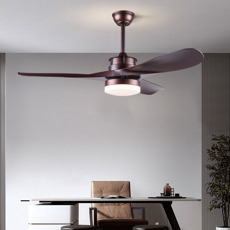 ABS Fan 46 Inch Modern Design Ceiling Fan With Lamp Remote Control 3 Blades Ceiling Fan Lights Ventilador De Techo Con Luz