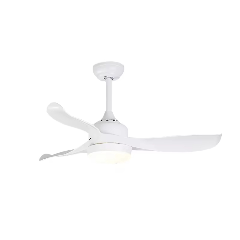 Blade DC Ceiling Fan Light Decorative Speed Control Air Conditioning ABS Plastic Brown Remote Control Ceiling Fan