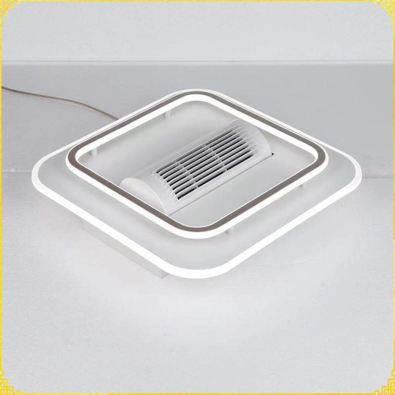 Hot-Selling Modern Smart Off-line Voice Remote Control Ceiling Fan With Lamp Bladeless Ceiling Fan With LED Light for Bedroom