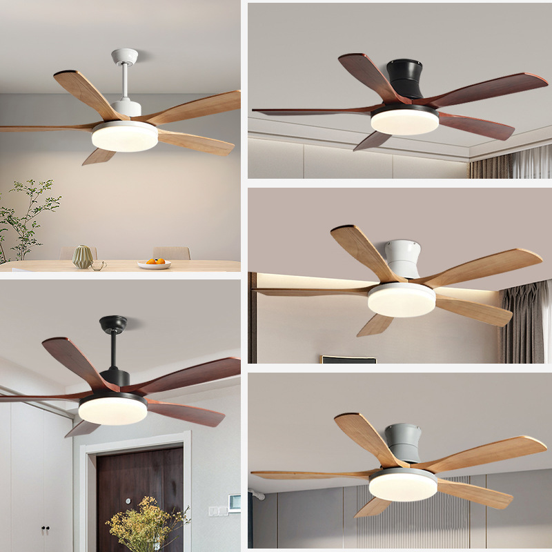 60-Inch DC Variable Frequency Ventilation Fan Energy-Saving Mute Large Air Volume for Living Room Dining Room 110V Cross-Border