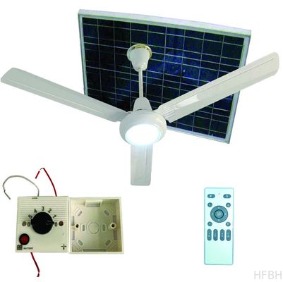 12V BLDC plafondventilator 56 inch Solar DC plafondventilator met LED-licht