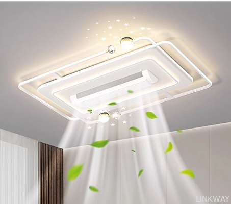 Großhandel   Dreifarbiger Deckenventilator mit starkem Wind, Anti-Flimmern, geräuscharm, Deckenventilator mit Licht und Fernbedienung