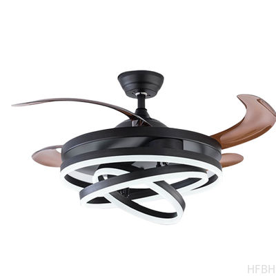 Factory Modern Bedroom Lighting Fixtures Invisible Ceiling Light With Fan And Remote Control