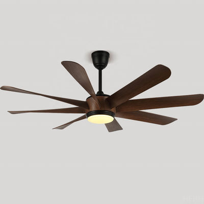60인치 ABS 8 블레이드 고급 현대 노르딕 천장 팬, BLDC LED 천장 팬