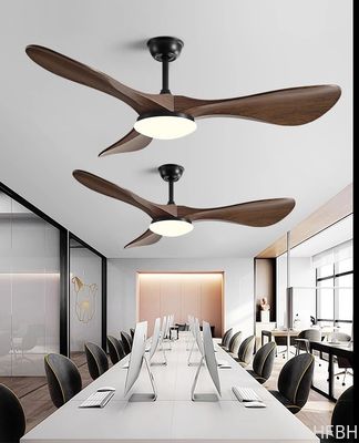 Amerikan Retro Katı Ahşap 42 Inch 3 Blade Tavan Fan Yüksek Rüzgar Gücü