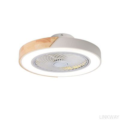Üretici Konut Dimmable Light Uzaktan Kumanda Akrilik Modern Led Ahşap Tavan Ventilatörü