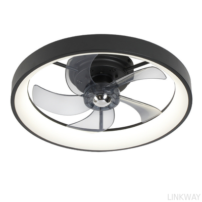 Фабрика оптовой торговли App Control 6 Speed Smart Ceiling Fan Light с дистанционным управлением ABS 3 лезвия Silent LED Fan Lamp для спальни гостиной