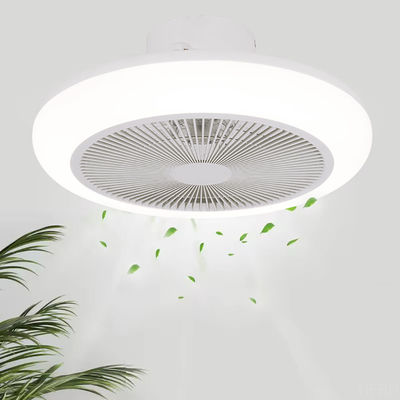 Modern tasarımlı LED tavan lambası uzaktan kumandalı fan E27 yatak odasında lüks iç dekorasyon için otel ABS lamba vücudu oturma odası