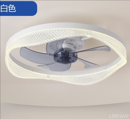 Wholesale    Bedroom Ceiling Fan Light LED 60W Variable Frequency Dimmable Restaurant Mute Invisible Ceiling Fan With Lighting
