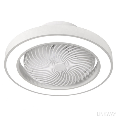 Wholesale    XD1 48cm Small Modern Bladeless Ceiling Fan with Led Light Remote Control Flush Mount Living Room Bedroom Children Invisible
