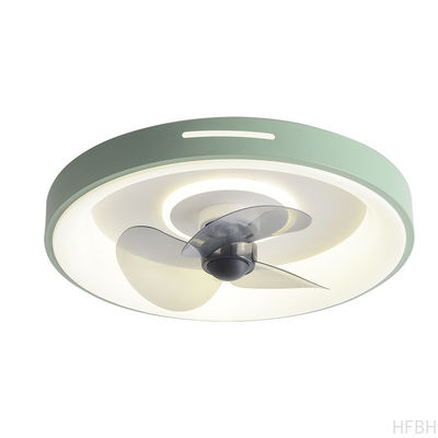 노르딕 심플 스마트 LED 천장 팬 초 얇은 현대 디자인 침실 식사실 원격 제어 아이언 가정용