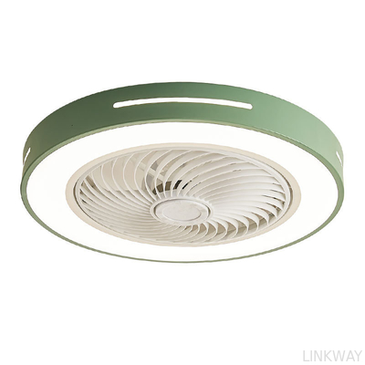 Fabrika Ultra İnce LED Aydınlatma Lambası İskandinav Tarzı DC İnverter Fan 220V Uzaktan Kumanda Ev Modern Yatak Odası Oturma Odası İçin