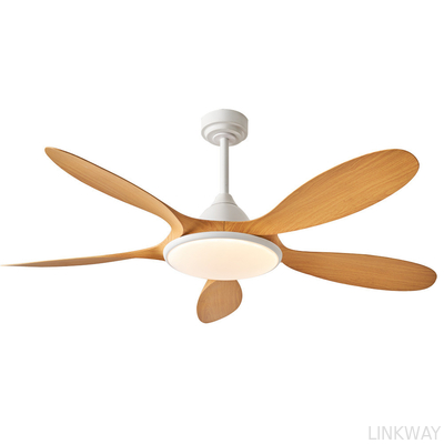 Wholesale    Led Ceiling Fan 5 ABS Blades Silent Motor LED Lighting Smart Ceiling Fan With Remote