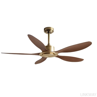 Fabrique de gros, ventilateur de plafond intérieur moderne conversion de fréquence 56 pouces télécommande lumière libre ventilateur de plafond