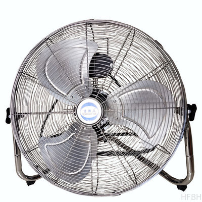 Yüksek Hızlı Elektrik Salınımlı Ventilatör 16 Inç Metal Endüstriyel Zemin Ventilatörü