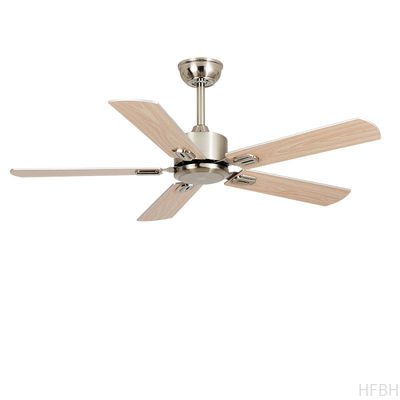 Düşük Gürültülü Saf Bakır Dc Motor Paslanmaz Çelik BLDC Uzaktan Kumandalı Modern Tavan Ventilatörü