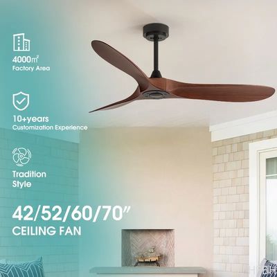 Factory ABS 3 Blade Model 666 42 52 60 72 Inch Remote Control Light Weight Best White Ac Dc Electric Ceiling Fan Without Light