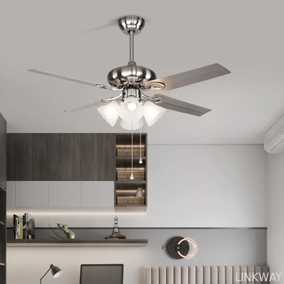 wholesale   Model 330 42'' 48'' Metal Blade Bronze Color Silver Color Classic US Design Fan Light