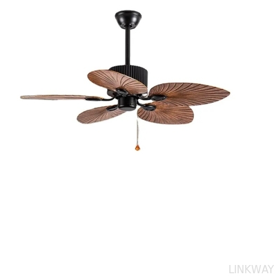 Manufacturer 52 Inch Luxury Indoor ABS Living Room Bedroom Minimalist Stylish Zipper Ceiling Fan