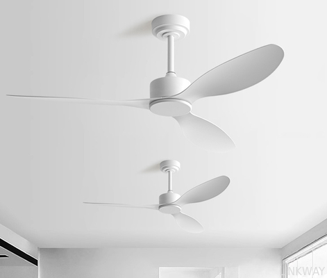 Manufacturer White Outdoor Ceiling Fan Plastic Blade Dc Motor Smart Waterproof Ceiling Fan with Remote Control