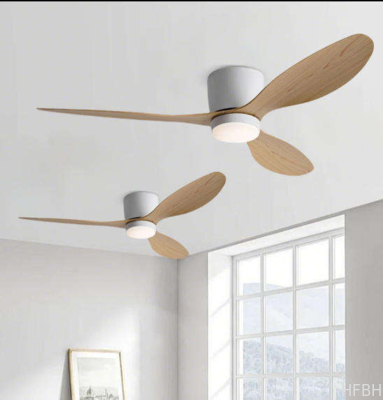Fabrika Sessiz DC Motor 3 ABS Dönüştürülebilir Kılıçlar Siyah ve Beyaz Stiller 42 Inç 6 Hızlı Dahili Tavan Ventilatörü