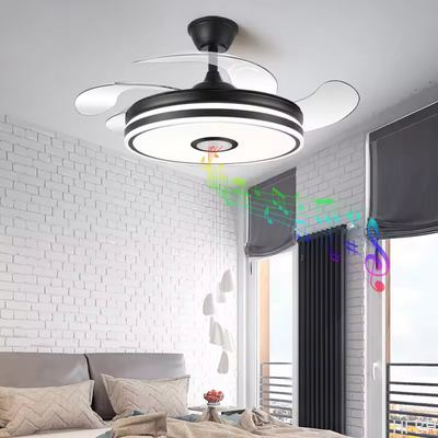 Adopter Fan with Light Household Looking Bedroom Ceiling Fan with Light Led for Home